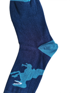 Crocodile Print Socks